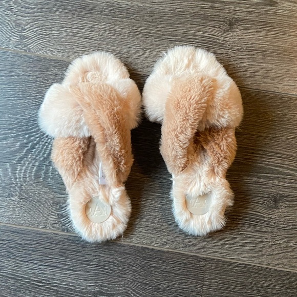 Anthropologie Lexi sandal-style faux fur slipper - Picture 5 of 6